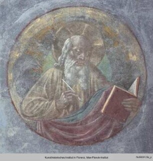 Freskenzyklus : Segnender Christus und die Evangelisten