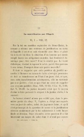 Commentaire sur l'épitre aux Romains par F. Godet, 2