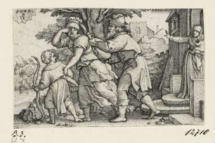 Hagar wird von Abraham vertrieben, Blatt 3 der Folge "Geschichte des Abraham"