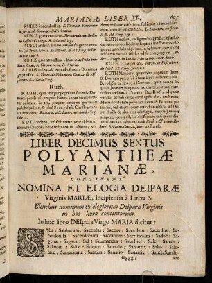 605-682, Liber Decimus Sextus