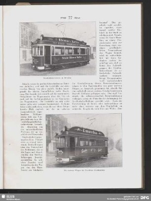 [Ein anderer Wagen der Dresdener Straßenbahn]