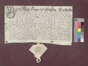 Hans Siglin, Bürger zu Egringen, verkauft an Hans Eckenstein, Bürger und Metzger zu Egringen, mehrere Grundstücke daselbst um 145 Pfund.