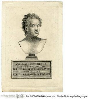 Porträtbüste Anton Raphael Mengs