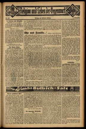 Dritte Ausgabe vom Sonntag, den 08. November 1931.