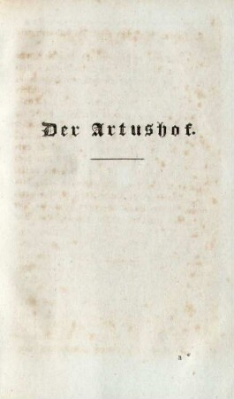 Der Artushof