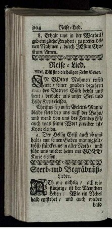 Sterb- und Begräbnüß-Lieder