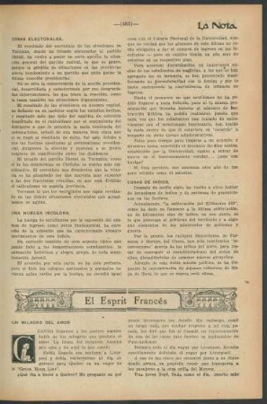 El esprit francés : Un milagro del amor