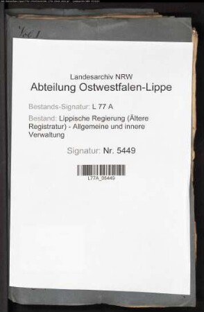 Rechnung des Milden Fonds mit Belegen
