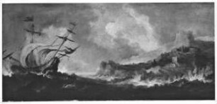 Schiff auf stürmischem Meer