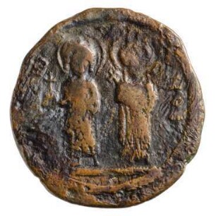 Münze, Follis, 590 - 602