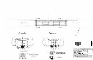 Heilbronn Hbf: Empf.-Gebäude Bst-Überdachung Bst.3 STA,Dach,Übersicht,Fundamente,BW,Stiele