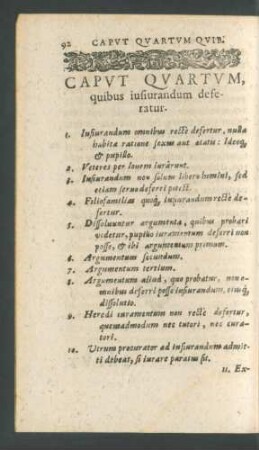 Caput Quartum, quibus iusiurandum deferatur.