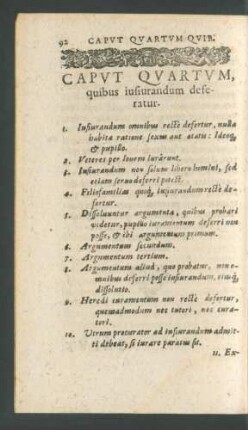 Caput Quartum, quibus iusiurandum deferatur.