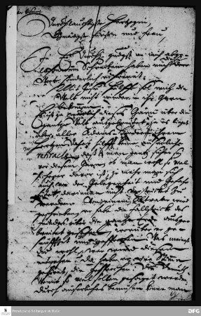 Brief von August Hermann Francke an Hedwig von Sachsen-Merseburg.