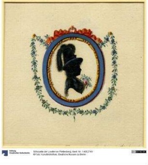 Silhouette der Lisette von Plettenberg