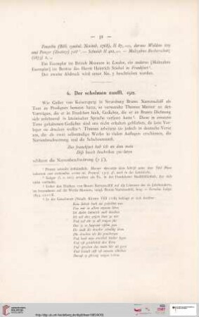 6. Der schelmen zunfft. 1512