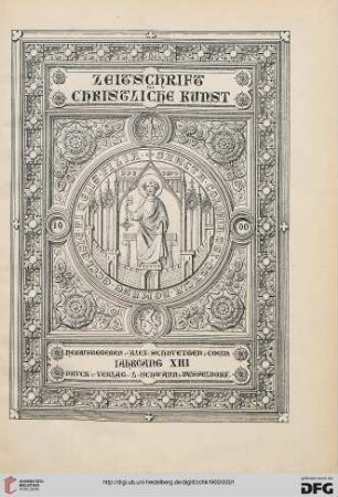 13: Zeitschrift für christliche Kunst