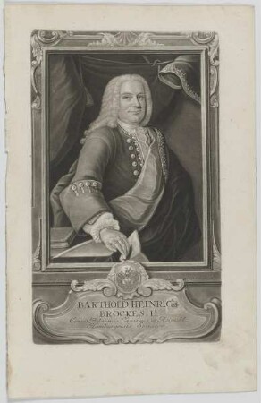 Bildnis des Barthold. Heinricus Brockes