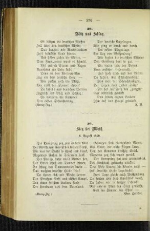 Blitz und Schlag