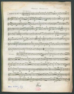 Clarino primo / secondo