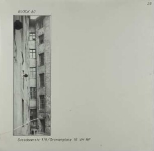 Fotografie: Dresdener Str. 119, Oranienplatz 16, um 1981