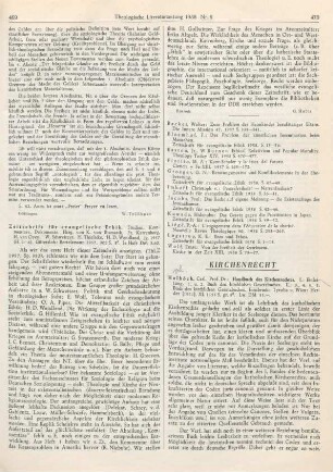 470-471 [Rezension] Holböck, Carl, Handbuch des Kirchenrechtes