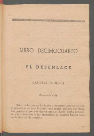 Libro décimocuarto - El desenlace