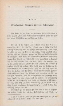 476-486 Protestantische Stimmen über den Culturkampf