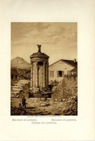 Grafik "Denkmal des Lysikrates"
