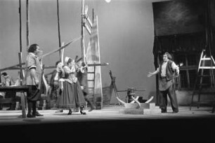Szenenbilder aus " Zar und Zimmermann " von