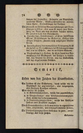72-86, Semiotik. - Chriurgie.