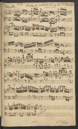 Sonaten; cemb; a-Moll; H 131; Wq 62.21