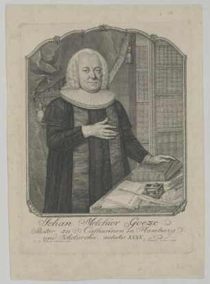 Bildnis des Johan Melchior Goeze
