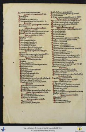 Secunda Tabula.