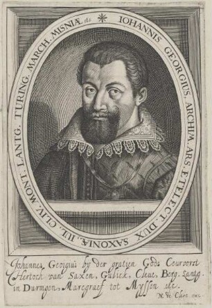 Bildnis des Iohannes Georgius, Kurfürst von Sachsen