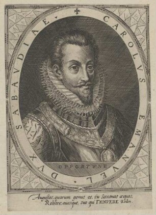 Bildnis des Carolus Emanuel I., Herzog von Savoyen