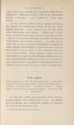 Andet kapitel