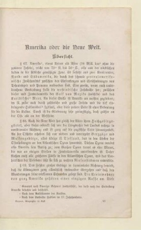 Amerika oder die Neue Welt