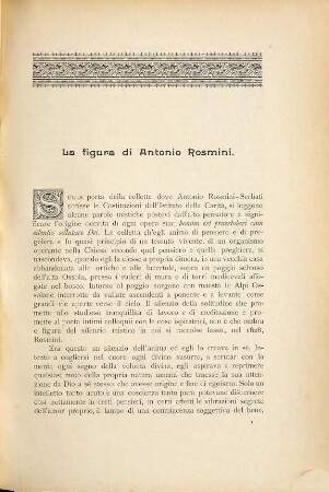 Per Antonio Rosmini nel primo centenario dalla sua nascita 24 Marzo 1897, 1
