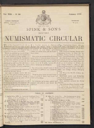 N° 86. January 1900