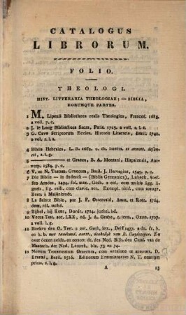 Bibliotheca Tydemanniana : sive catalogus librorum et manuscriptorum, quibus usus est ... Bern. Frid. Tydeman ; Accedunt: Libri et codices mss. complures Petri Bondami ... ; Quorum publ. fiet distractio ... 29. Oct. 1832