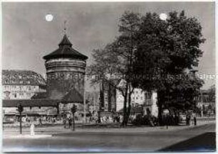 Nürnberg, Kaiserburg bei Nacht