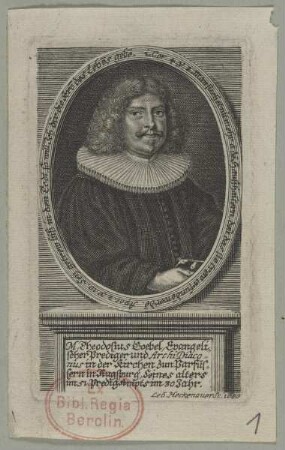 Bildnis des Theodosius Goebel