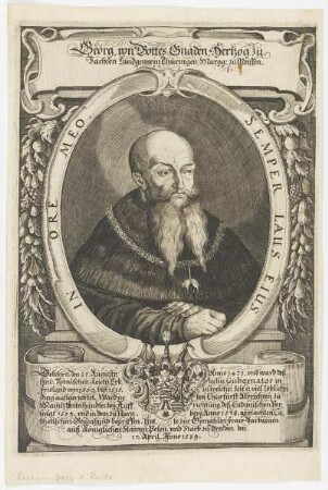 Bildnis des Georg zu Sachsen