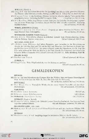 Gemäldekopien (Nr. 880-893)