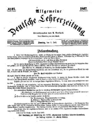 Bekanntmachung