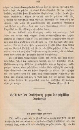 528-544 Geschichte der Auflehnung gegen die päpstliche Auctorität : Fortsetzung