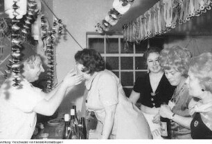 Radeburg, Volkersdorf, Fasching, 1973