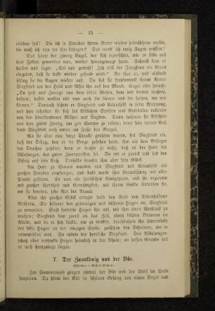 7. Der Zaunkönig und der Bär.