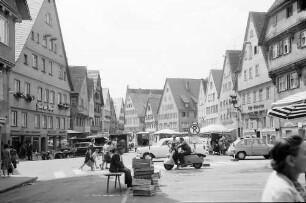 Biberach: Marktplatz, Giebelhäuser